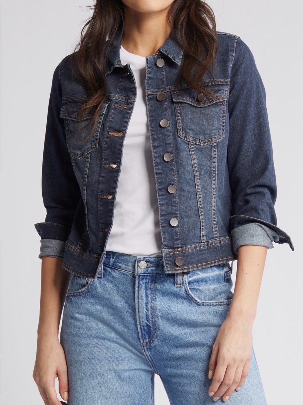 Kut from the Kloth Helena Denim Jacket in Liberal